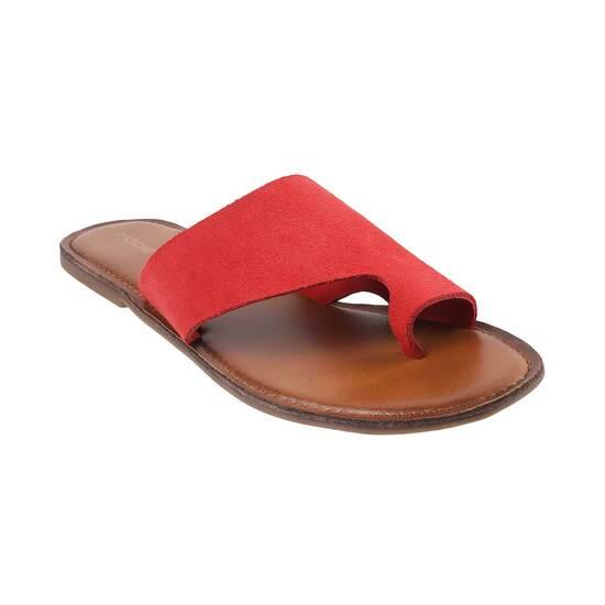 Mochi Red Casual Slippers