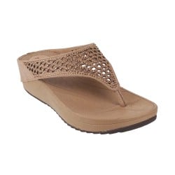 Women Beige Casual Slippers