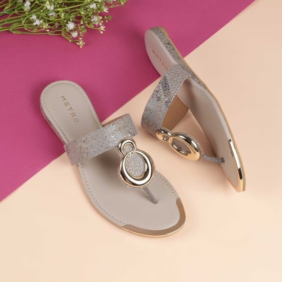 Women Grey Casual Slip Ons