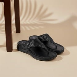 Women Black Casual Slippers