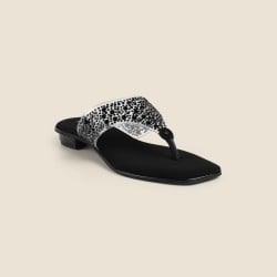 Women Black Casual Slippers