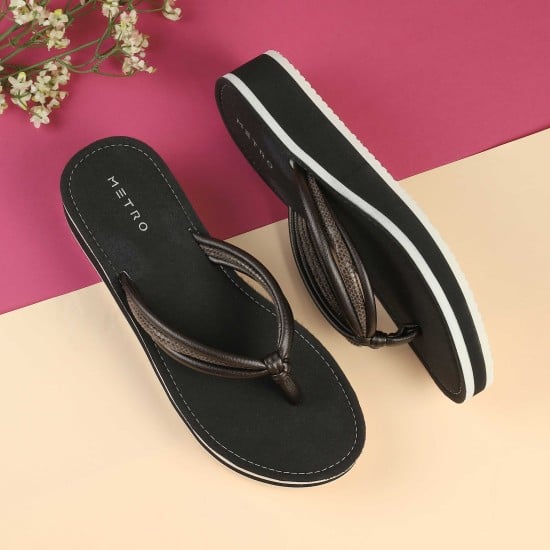 Women Gun-metal Casual Slippers