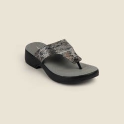Women Black Casual Slippers