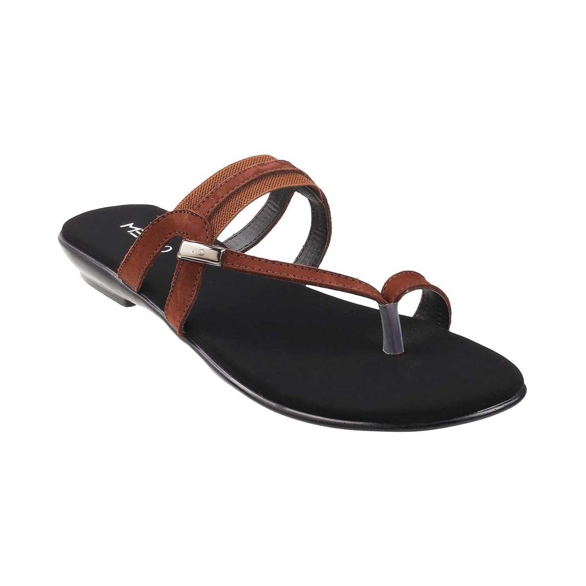 Metro Women Brown Casual Slip Ons SKU: 32-1573-12-36