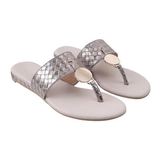 Women Grey Casual Slip Ons