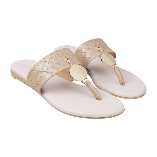 Women Beige Casual Slip Ons