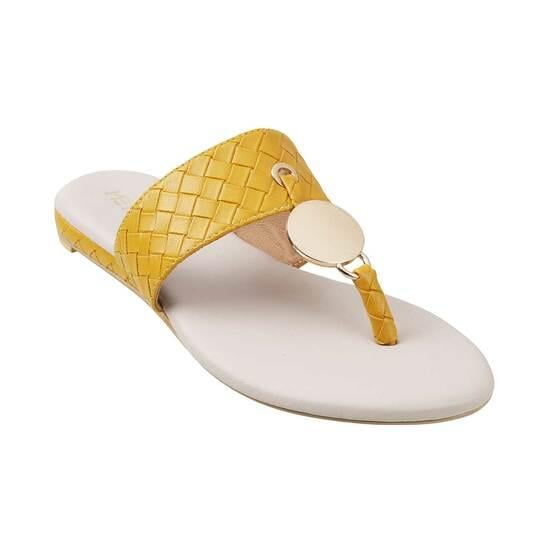 Women Yellow Casual Slip Ons