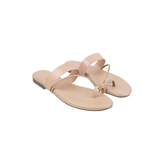 Women Peach Casual Slippers