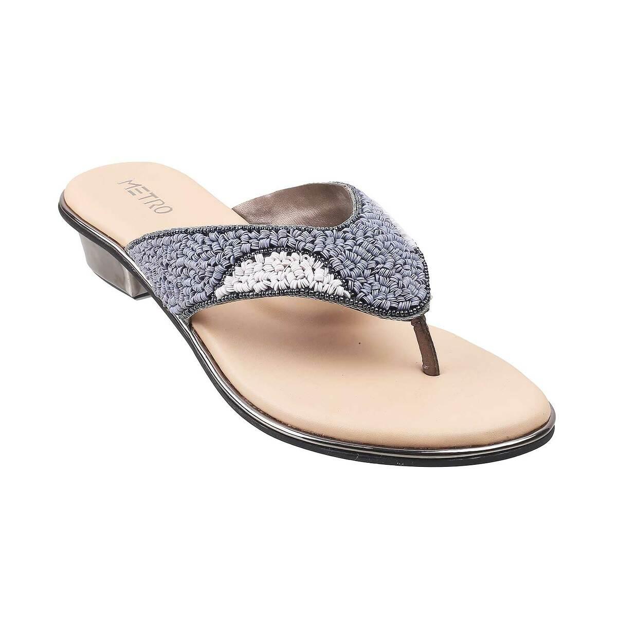 Buy Metro Grey Casual Slippers Online SKU3216291436 Metro Shoes