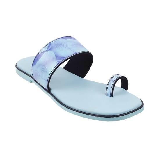 Metro Light-Blue Casual Slippers