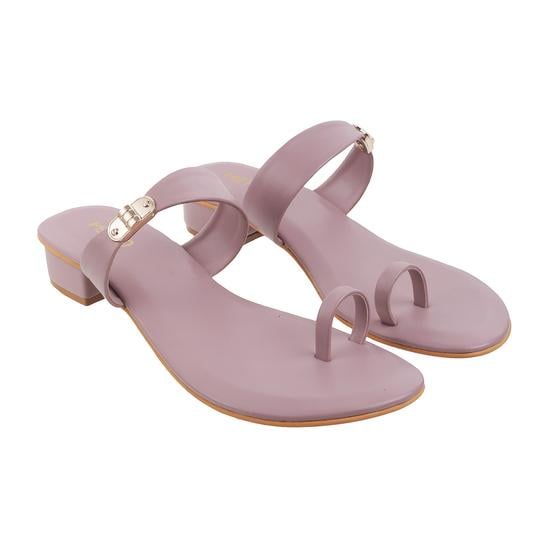 Women Purple Casual Slippers