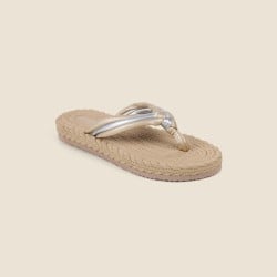 Women Gold Casual Slippers