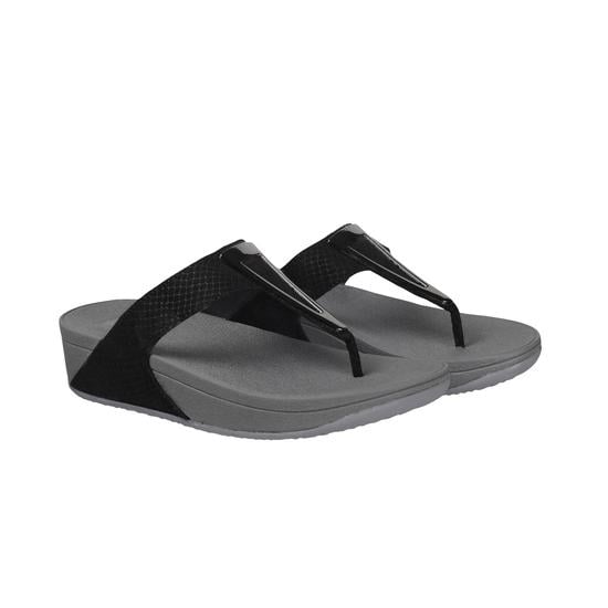 Women Black Casual Slip Ons