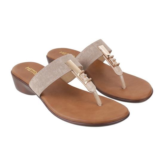 Women Beige Casual Slippers