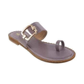 Women Grey Casual Slippers