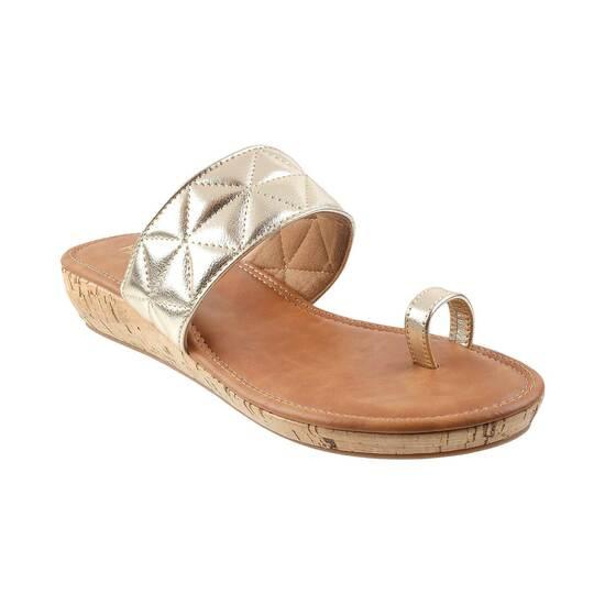Metro Gold Casual Slippers