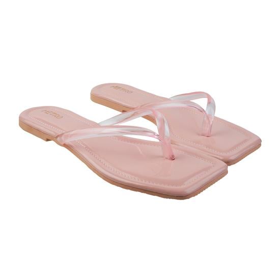 Women Pink Casual Slippers