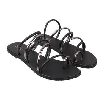 Metro Women Black Casual Slippers(SKU: 32-234-11-37)