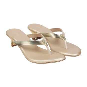 Metro Women Gold Casual Sandals(SKU: 32-240-15-39)