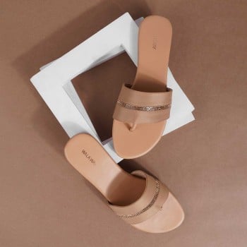 Walkway Women Antic-gold Casual Slippers(SKU: 32-247-28-37)