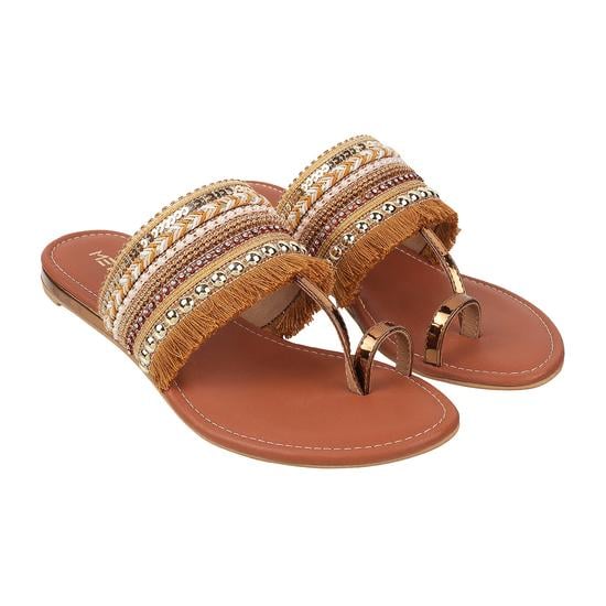 Women Yellow Casual Slippers