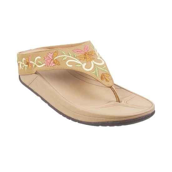 Women Beige Casual Sandals