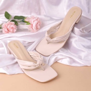 Walkway Women Beige Casual Slippers(SKU: 32-43-20-38)