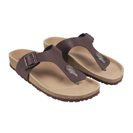 Women Brown Casual Slippers