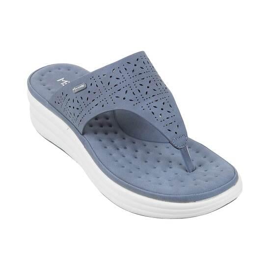Women Navy-Blue Casual Slippers