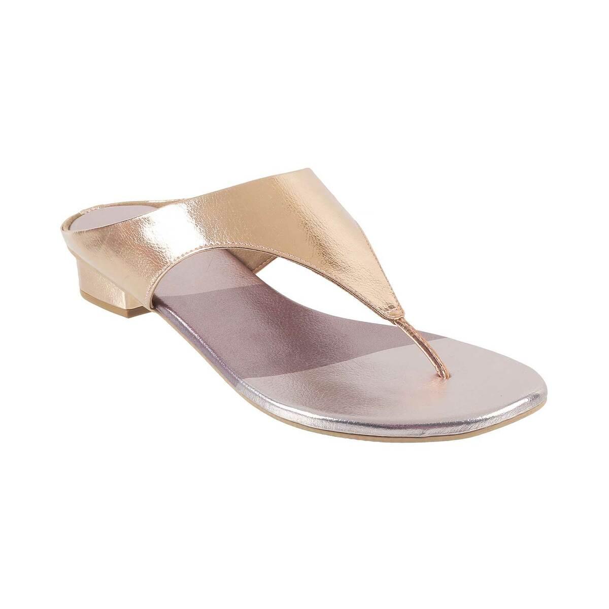 Rose Gold Plaited Slingback Sandals | New Look