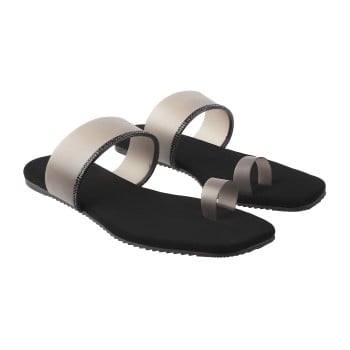 Walkway Women Black Casual Slippers(SKU: 32-63-11-37)