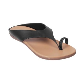 Walkway Women Black Casual Slip Ons(SKU: 32-673-11-37)