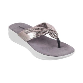 Walkway Women Gun-metal Casual Slippers(SKU: 32-695-29-37)