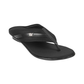 Walkway Women Black Casual Slippers(SKU: 32-718-11-39)