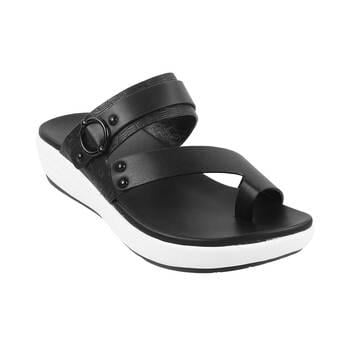 Metro Women Black Casual Slip Ons(SKU: 32-728-11-36)