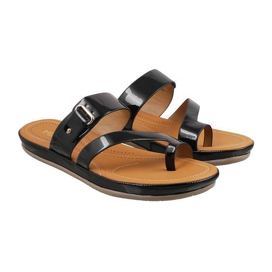 Women Black Casual Slip Ons