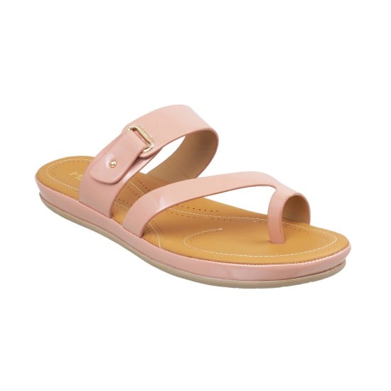 Women Rose-gold Casual Slip Ons