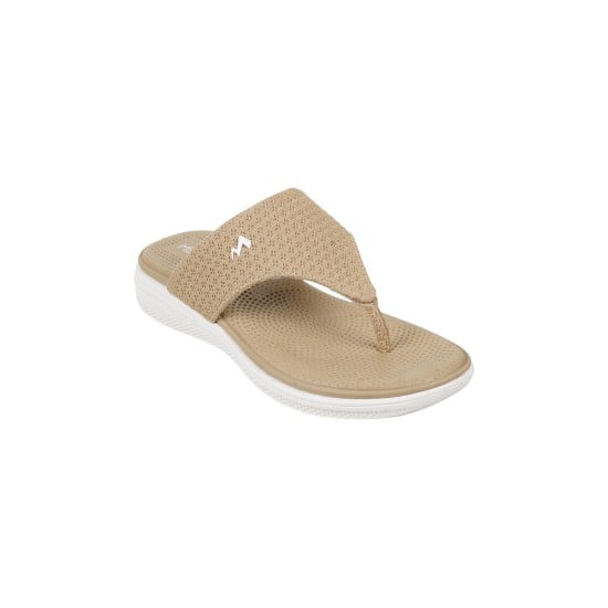 Women Beige Casual Slippers