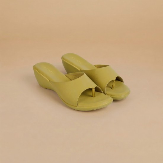 Women Yellow Casual Slip Ons