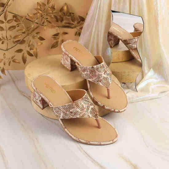 Women Tan Casual Slippers