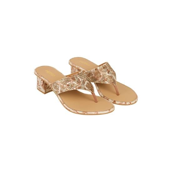 Women Tan Casual Slippers