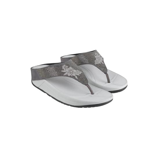 Women Grey Casual Slippers