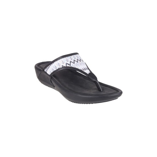 Women Black Casual Slippers