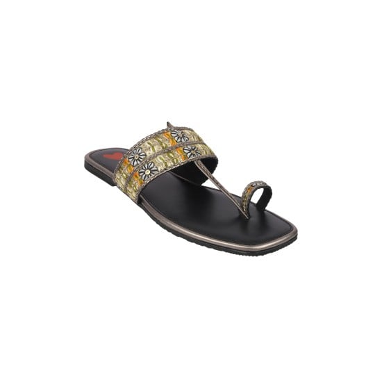 Women Gun-metal Casual Slip Ons