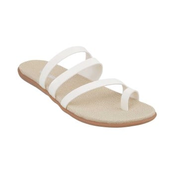 Walkway Women White Casual Slip Ons(SKU: 32-9185-16-36)