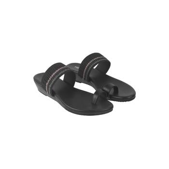 Metro Women Black Casual Slip Ons(SKU: 32-969-11-36)