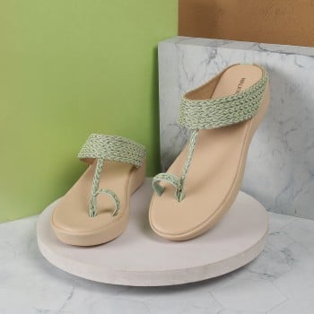 Walkway Women Light-green Casual Slippers(SKU: 32-994-60-39)