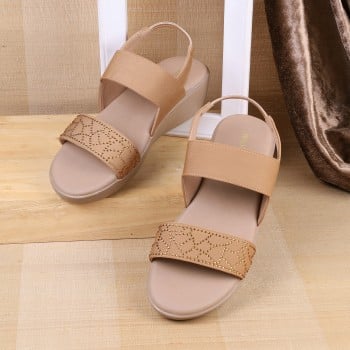 Walkway Women Beige-red Casual Sandals(SKU: 33-1019-89-36)