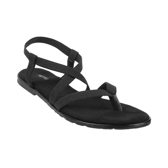 Women Black Casual Sandals