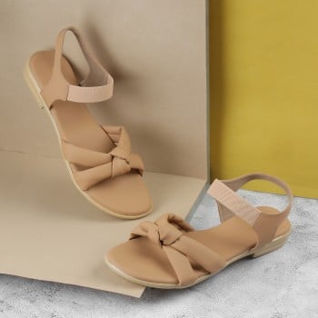 Walkway Women Beige-red Casual Sandals(SKU: 33-1071-89-39)